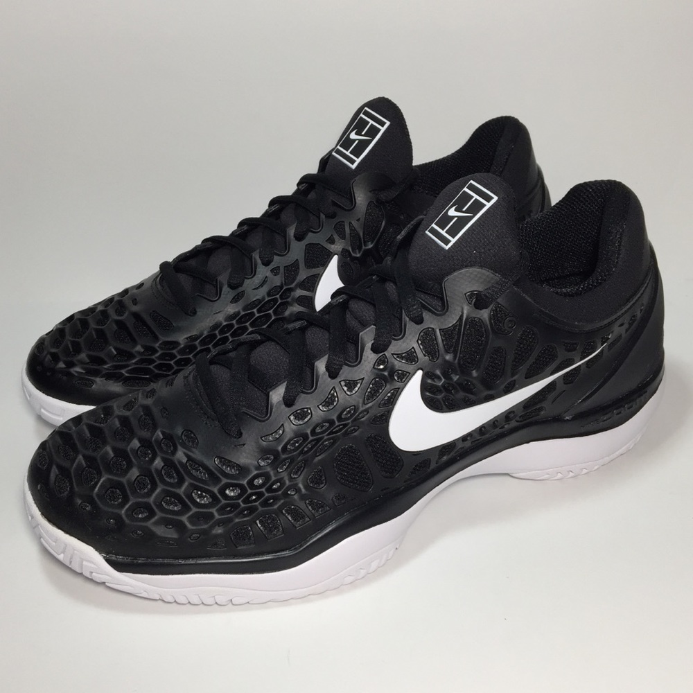 Air Zoom Cage 3 HC Tennis Shoes Black Szs 11 12